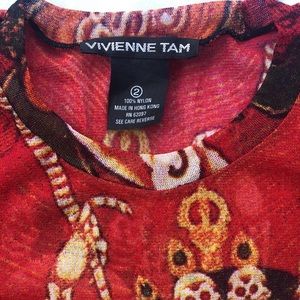 Vivienne Tam Day of the dead short sleeve shirt